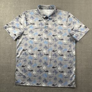 HUK Performance Fishing Polo Shirt Adult Extra Large Short Sleeve Outdoor Casual